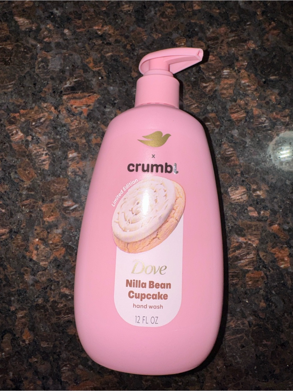 Dove x Crumbl Nilla Bean Cupcake Hand Wash